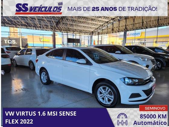 VOLKSWAGEN VIRTUS 1.6 MSI SENSE TOTAL FLEX AUTOMÁTICO VOLKSWAGEN VIRTUS 1.6 MSI SENSE TOTAL FLEX AUTOMÁTICO
